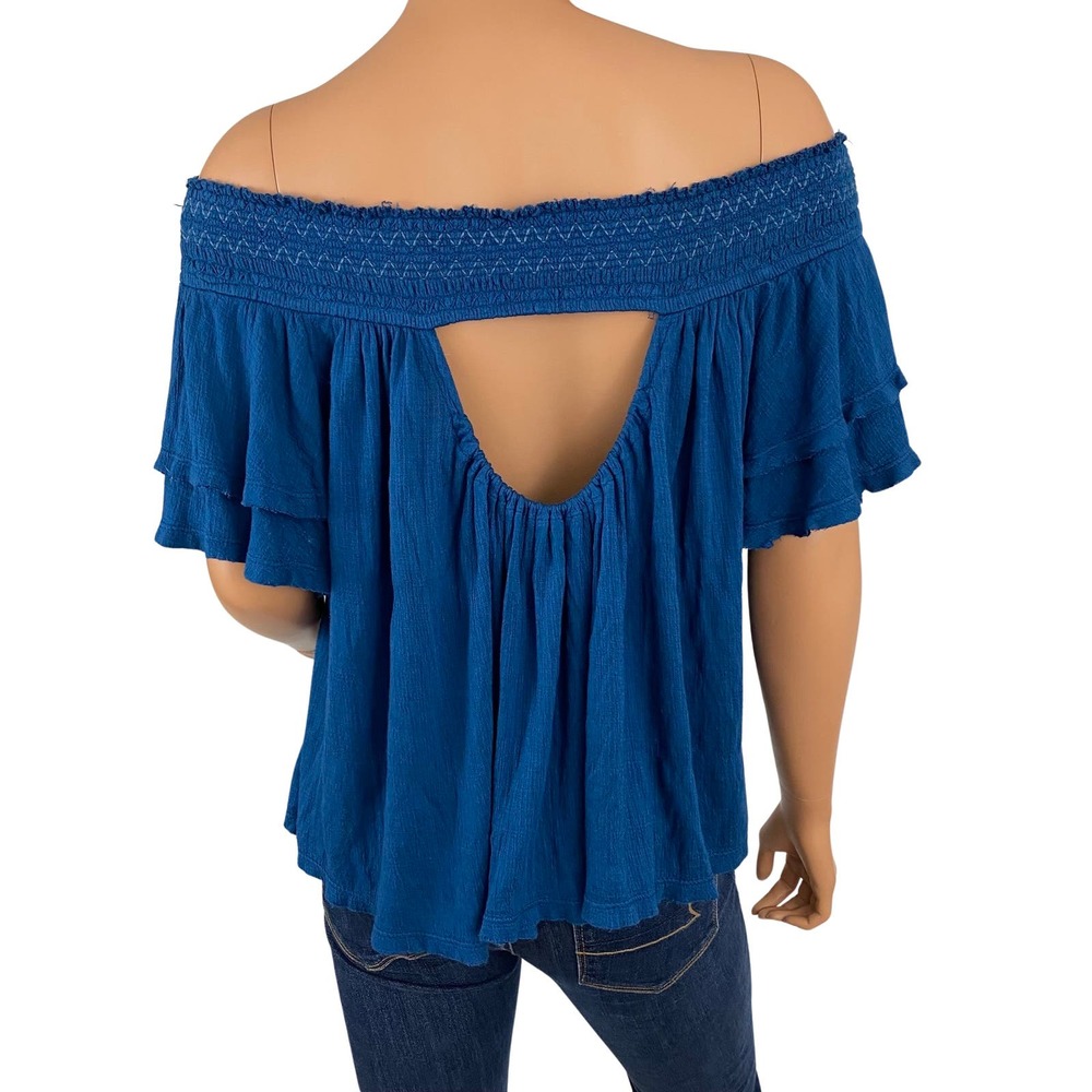 Free People Santorini Top - Sapphire - Picture 8 of 14